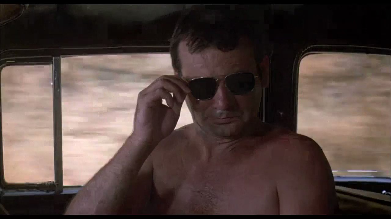 Happy Birthday To Bill Murray who turned 69 today!    Scene from \"Where The Buffalo Roam\" (1980) 