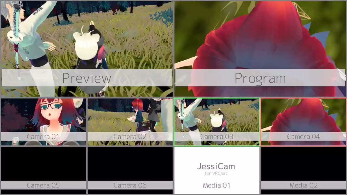 VRライブモニター in VRChat