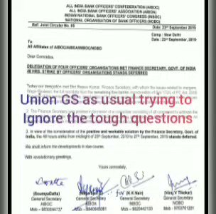 Why #BankStrike called Off today, listen to whole conversation.Only they got Full mandate on negotiation, Nothing else on Wage Settlement or Charter of Demands.No assurance on 5 day banking, Old Pension Scheme, Bankers Safety issues.