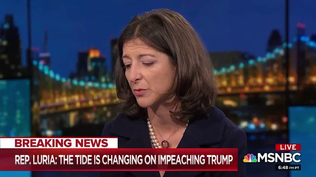 Adam Parkhomenko (@AdamParkhomenko) on Twitter photo 2019-09-24 02:51:05 This is a breaking point. @ElaineLuriaVA calling for the impeachment of Donald Trump with six of her colleagues. Elaine is currently at 12.9k followers - please follower her and RETWEET. This is a breaking point. @ElaineLuriaVA calling for the impeachment of Donald Trump with six of her colleagues. Elaine is currently at 12.9k followers - please follower her and RETWEET.