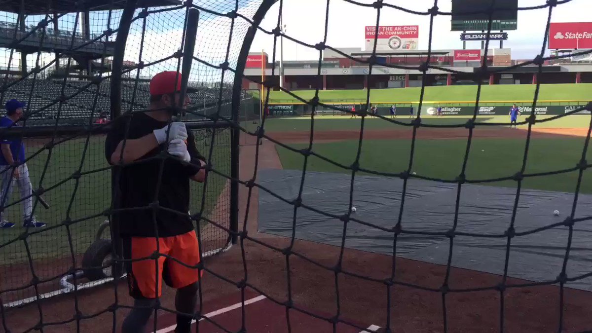 Mike Rosenbaum (@GoldenSombrero) on Twitter photo 2019-09-25 00:58:13 Joey Bart (#Giants) takes some hacks before tonight’s @MLBazFallLeague game in Mesa @MLBPipeline Joey Bart (#Giants) takes some hacks before tonight’s @MLBazFallLeague game in Mesa @MLBPipeline