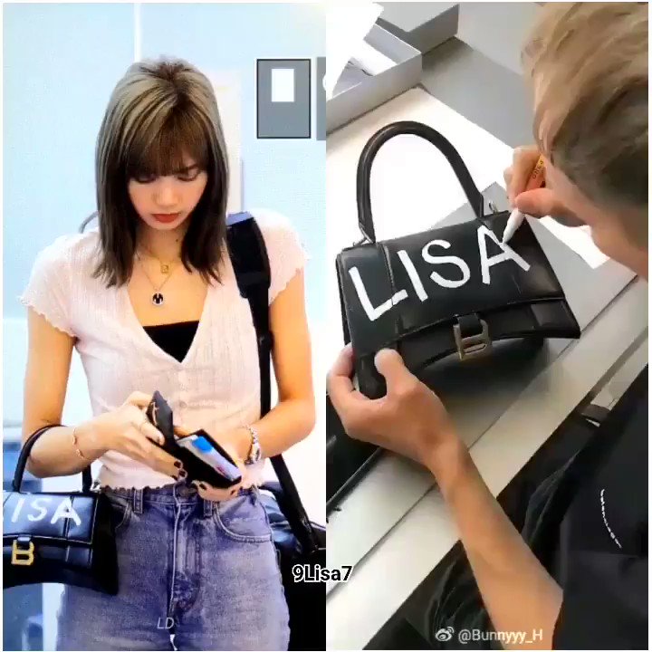 lisa balenciaga bag