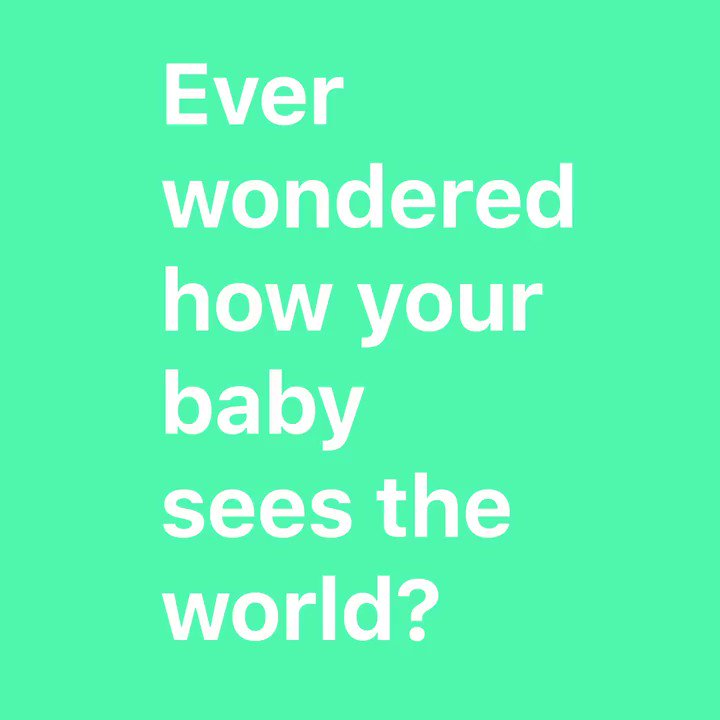 Baby's Vision App on Twitter "Ever wondered how your baby sees the