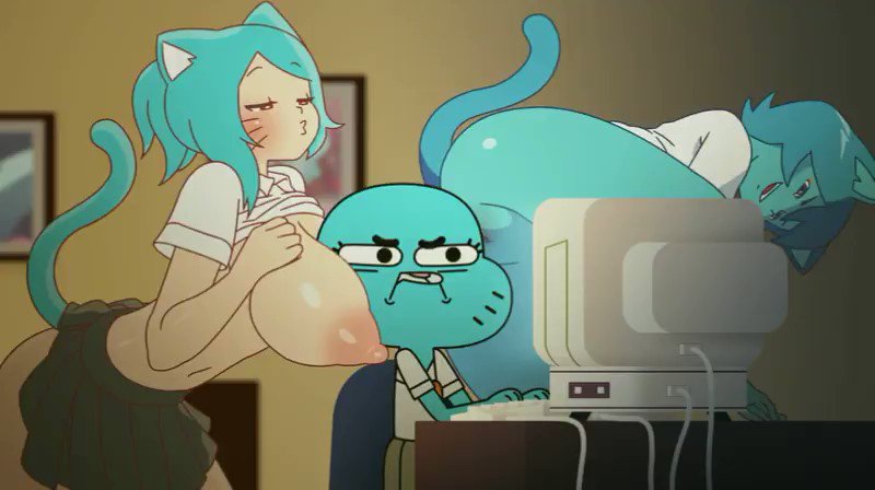 Amazing world of gumball henti