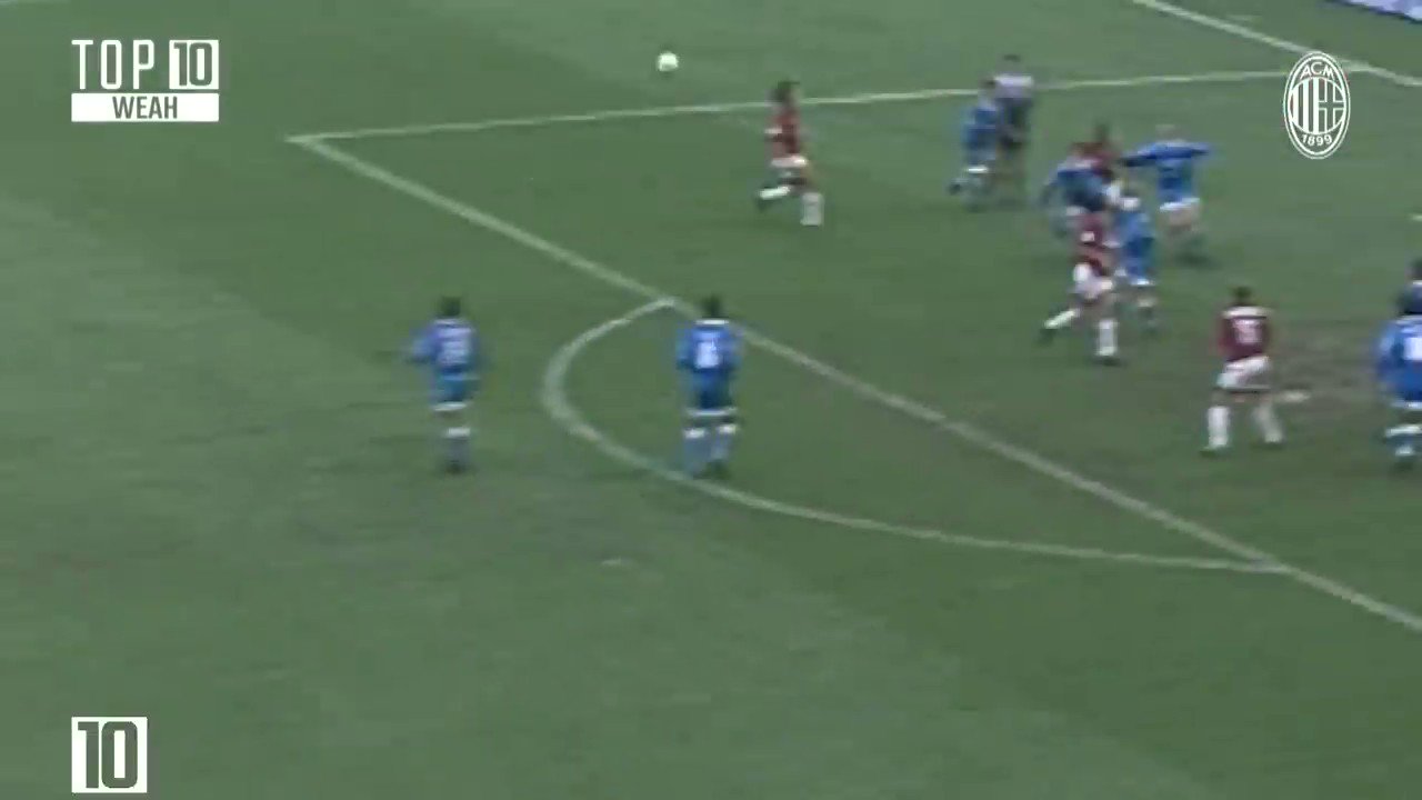 Happy 53rd birthday to the brilliant George Weah. Some fine goals here.... 