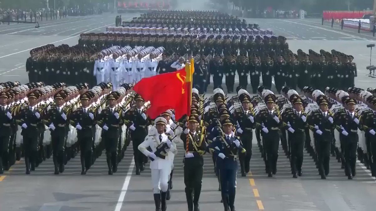 военные парады в китае