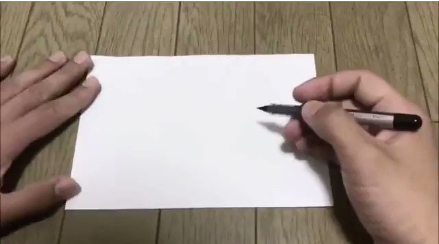 アナログで描いた絵が動き気づいたら千原ジュニアになっていた？