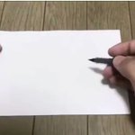 アナログで描いた絵が動き気づいたら千原ジュニアになっていた？