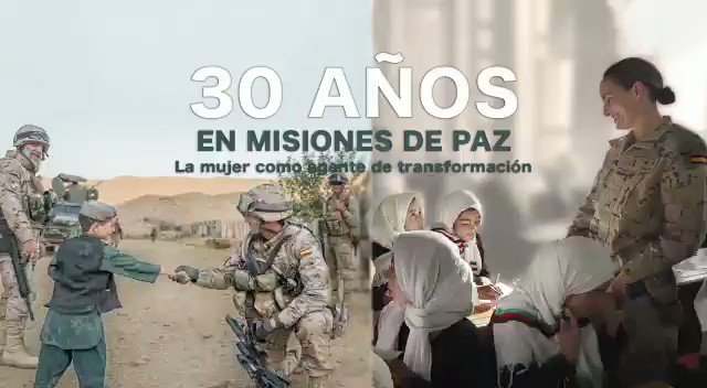 España en la OTAN (@SpainNATO) on Twitter photo 2019-10-04 15:54:22 NUESTRO VÍDEO DE LA SEMANA. 3️⃣0️⃣ años de compromiso de España🇪🇸 con la paz y la seguridad en el mundo. Descubre cómo nuestras Fuerzas Armadas trabajan en el marco de las operaciones de 🇺🇳@ONU_es , 🇪🇺@EUCouncil @eu_eeas y @NATO 🎥 @Defensagob @NATOpress @EMADmde NUESTRO VÍDEO DE LA SEMANA. 3️⃣0️⃣ años de compromiso de España🇪🇸 con la paz y la seguridad en el mundo. Descubre cómo nuestras Fuerzas Armadas trabajan en el marco de las operaciones de 🇺🇳@ONU_es , 🇪🇺@EUCouncil @eu_eeas y @NATO 🎥 @Defensagob @NATOpress @EMADmde