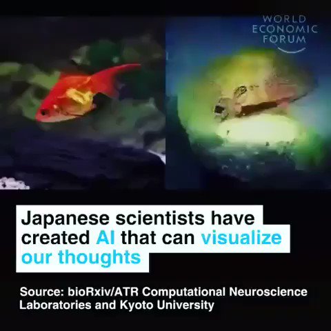 Japanese scientists have create #AI that can visualize thoughts via @wef#ArtificialIntelligence #MachineLearning #BigData #DataScience #DeepLearning #Robotics~ #thejupaul @thejupaul https://twitter.com/marcusborba/status/1193608483142295552 …