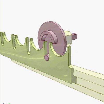 Rack--Pinwheel Drive