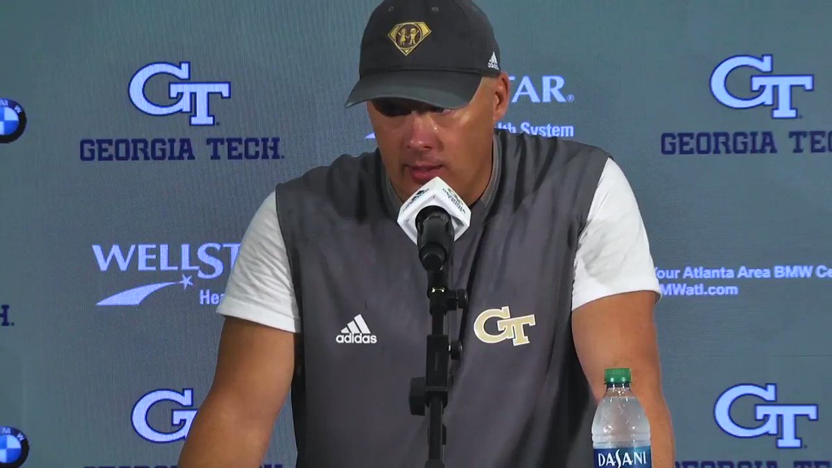 #biGTime Football (@GTFootball) on Twitter photo 2019-10-07 11:24:16 “Every single day that I get to walk into (Bobby Dodd) and Coach at this GREAT Institution and Coach these GREAT Young Men that I am blessed to Coach – I GET EXCITED EVERY SINGLE DAY.” @CoachCollins @GeorgiaTechFB #404theCULTURE “Every single day that I get to walk into (Bobby Dodd) and Coach at this GREAT Institution and Coach these GREAT Young Men that I am blessed to Coach – I GET EXCITED EVERY SINGLE DAY.” @CoachCollins @GeorgiaTechFB #404theCULTURE