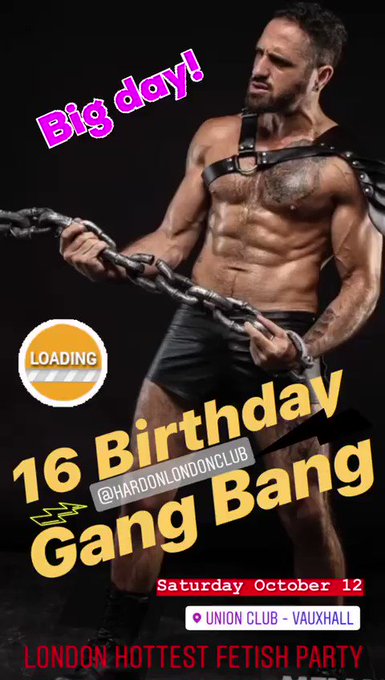 16 BIRTHDAY , SATURDAY a OCTOBER 12 @hardonlondon https://t.co/Ana2DH2war