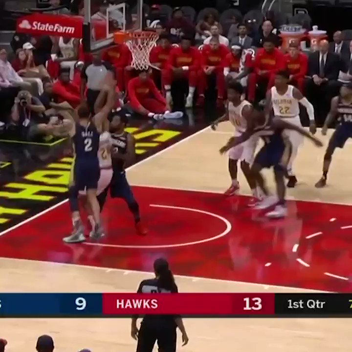 ESPN (@espn) on Twitter photo 2019-10-08 00:10:04 Lonzo with the dish to Zion ... the Pelicans looking scary π₯ Lonzo with the dish to Zion ... the Pelicans looking scary π₯
