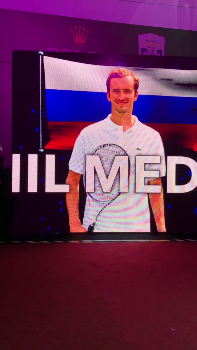 Daniil Medvedev @DaniilMedwed