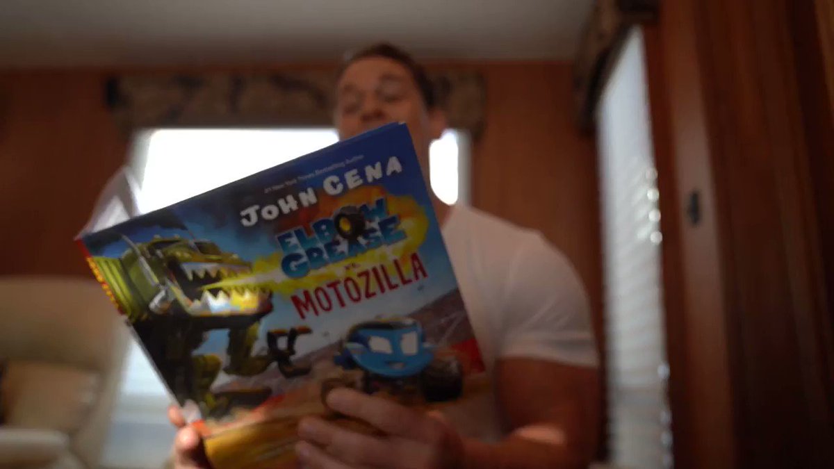 TODAY is the DAY. Beyond excited to bring a new family member into our world for you and your family to enjoy! I #ElbowGrease vs. Motozilla is available in stores and online here: http://ElbowGreaseByCena.com