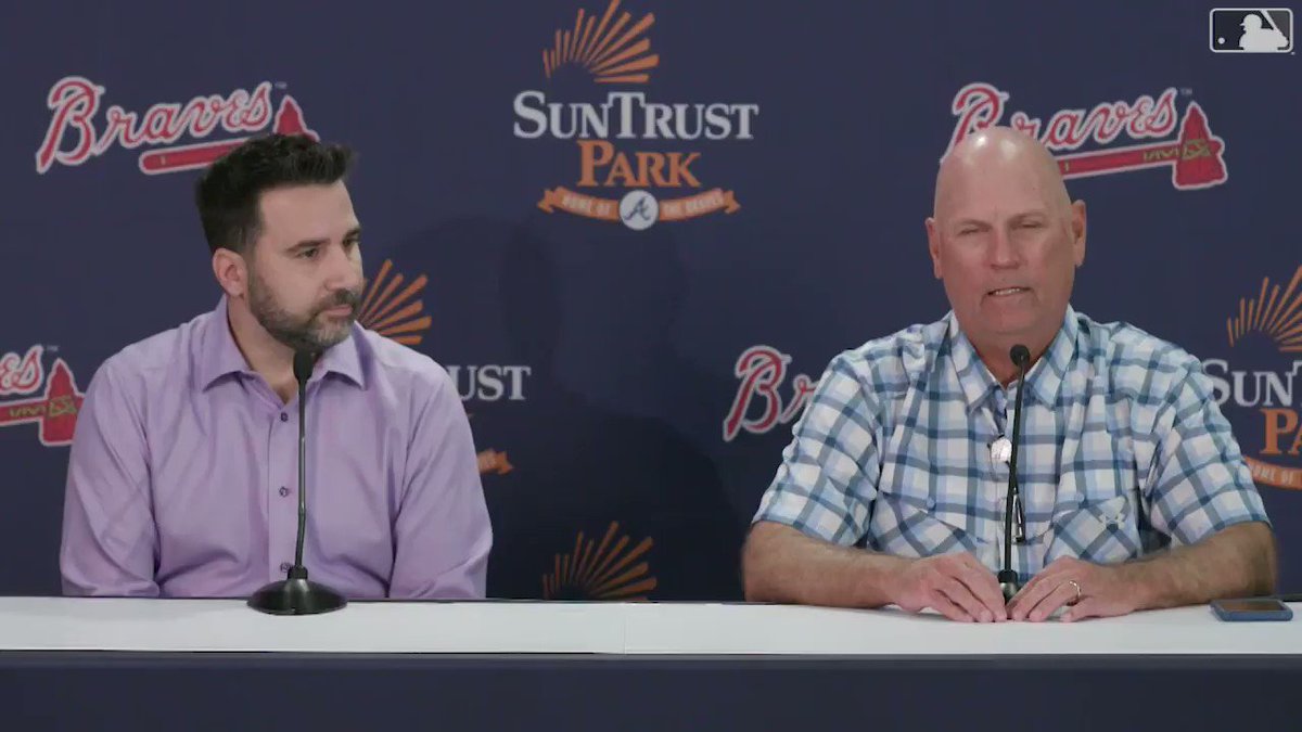 Atlanta Braves (@Braves) on Twitter photo 2019-10-10 20:47:09 “He’s born and bred an Atlanta Brave.” Brian Snitker discusses Brian McCann’s retirement: “He’s born and bred an Atlanta Brave.” Brian Snitker discusses Brian McCann’s retirement: