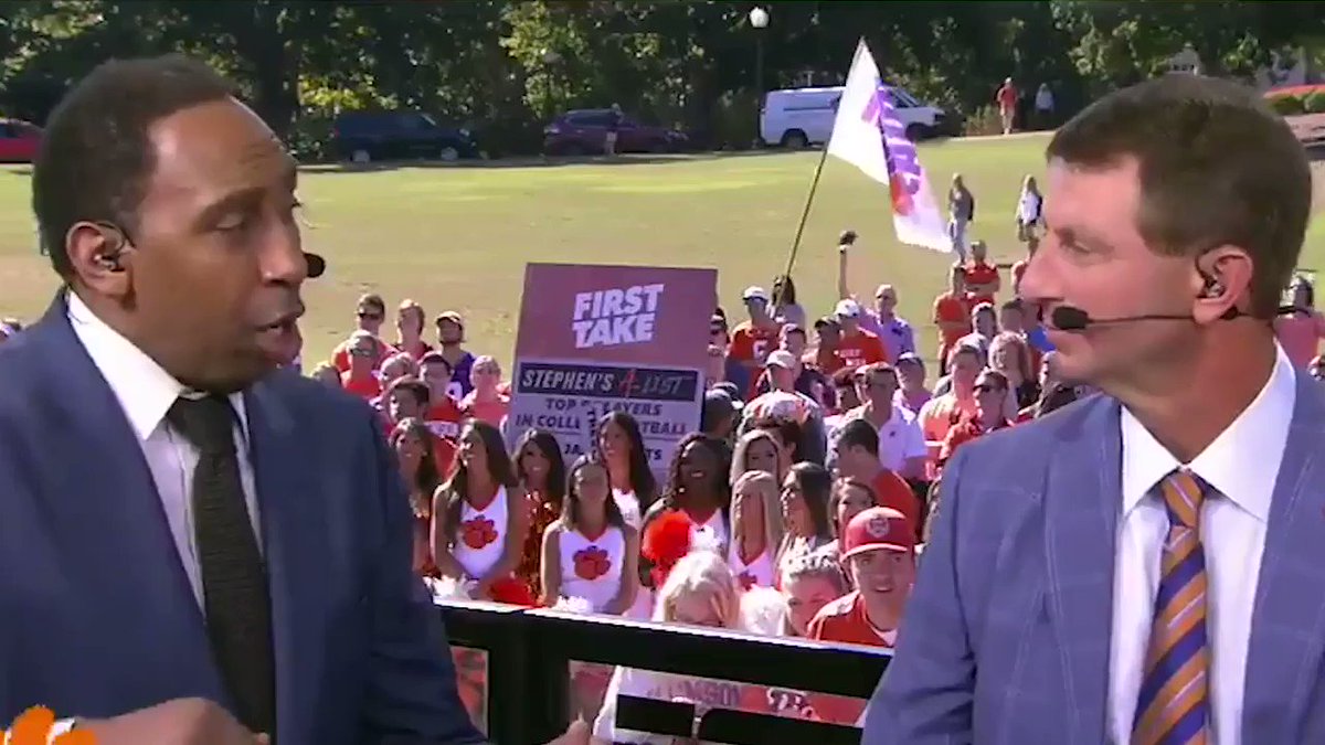 Stephen A Smith (@stephenasmith) on Twitter photo 2019-10-11 18:49:28 DABO, your impersonation of me was perfect π DABO, your impersonation of me was perfect π