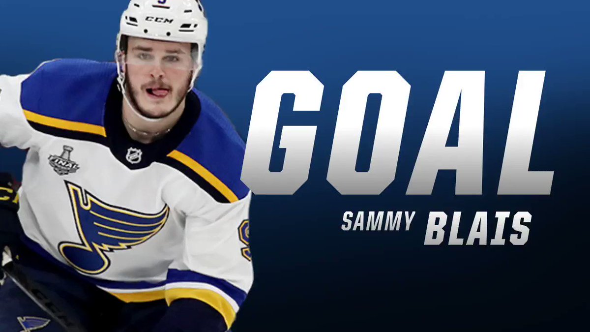 St. Louis Blues (@StLouisBlues) on Twitter photo 2019-10-13 00:12:31 BLUES GOAL!!!! Two busloads of people are going crazy after Sammy Blais ties the game with a ridiculous backhand from a bad angle. 2-2. #stlblues BLUES GOAL!!!! Two busloads of people are going crazy after Sammy Blais ties the game with a ridiculous backhand from a bad angle. 2-2. #stlblues