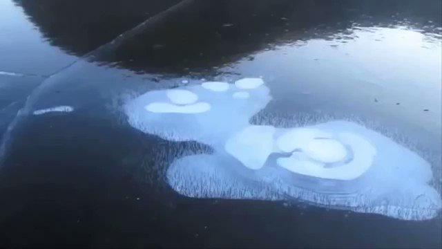湖が燃える？バイカル湖からガスが発生中！