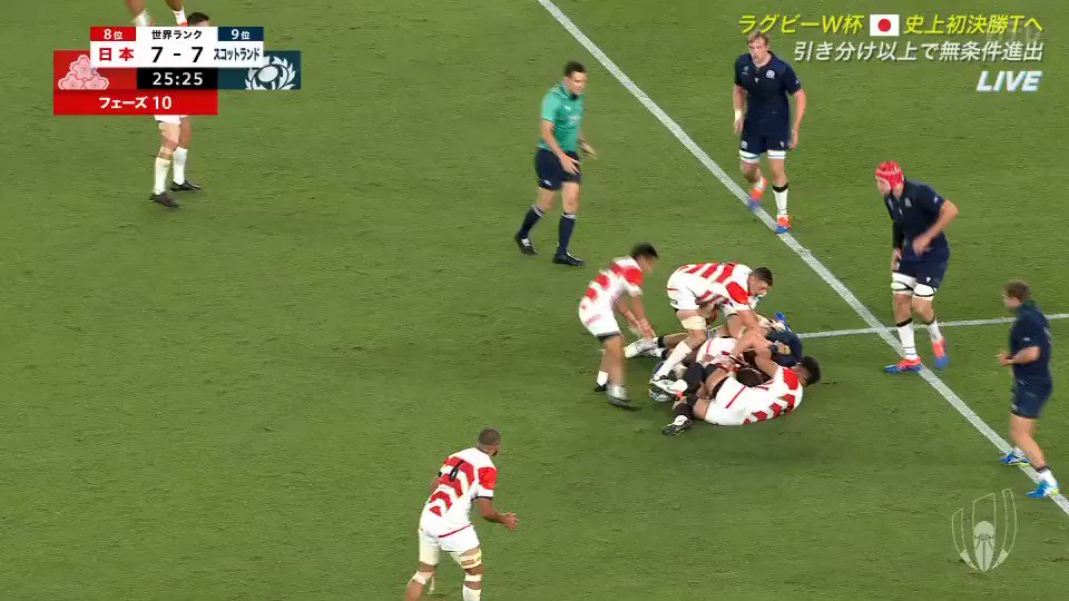ラグビーW杯スコットランドに見事勝利！日本代表の何度も見返したくなる華麗なオフロードパス！