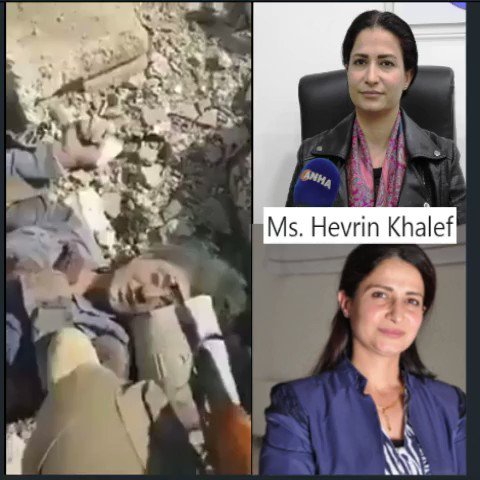 Image result for hevrin khalaf dead body"