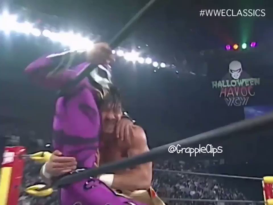 Cruiserweight Title vs Mask:Champion Eddie Guerrero vs Challenger Rey Mysterio WCW Halloween HavocOctober 26, 1997