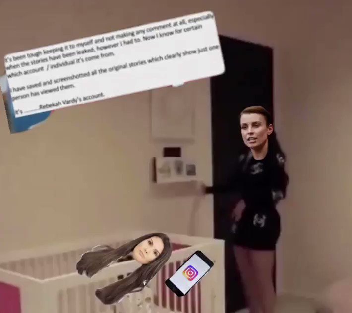 rebekah vardy being woken up by coleen rooney on october 9, 2019