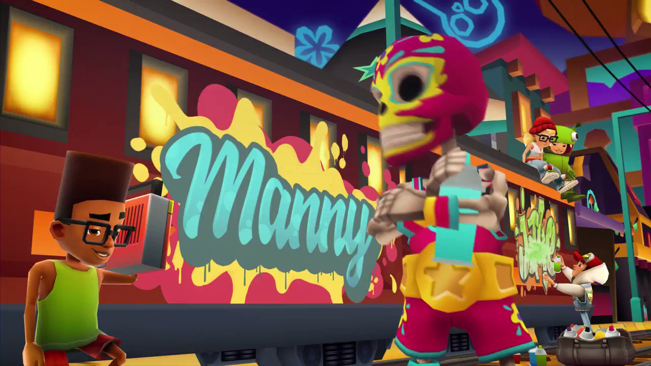 Subway Surfers Halloween 2019 - Mexico - New Character Manny