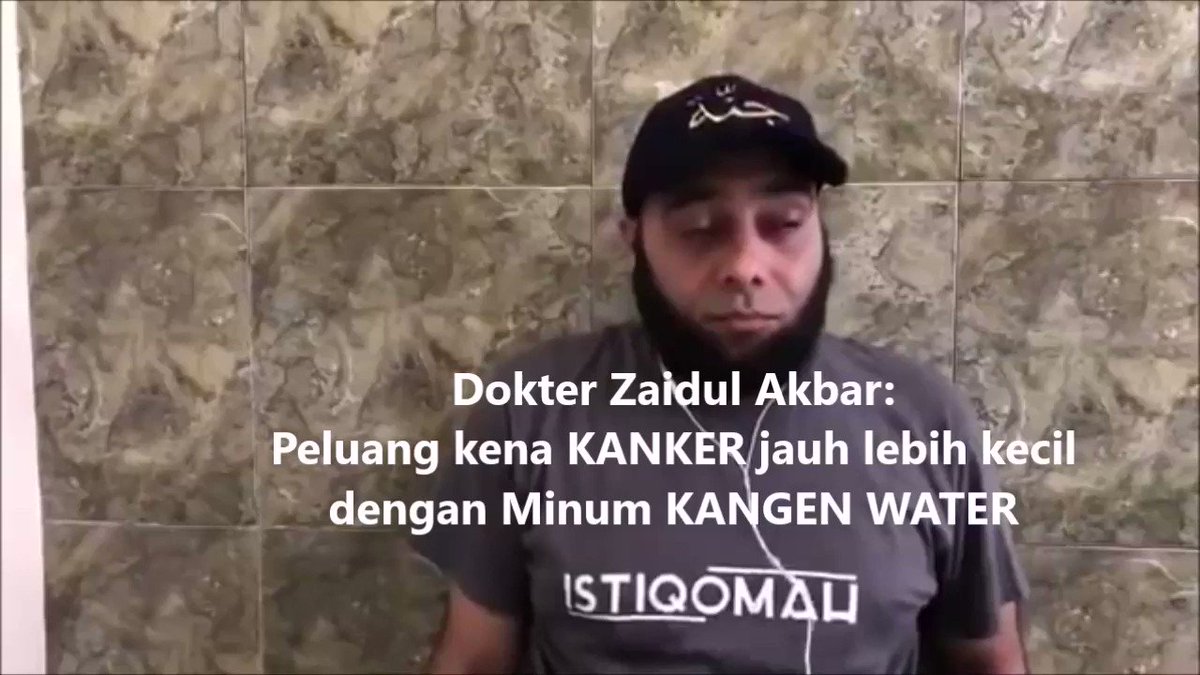 dokter #zaidulakbar:#KangenWater solusi cegah dan atasi #Kanker, #autoimun & #Penyakitkronis