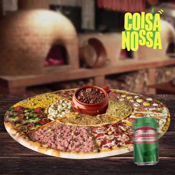 Pizza e Guaraná Antarctica é Coisa Nossa!