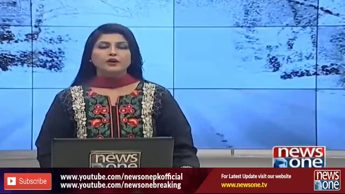 ملک کے بالائی علاقوں میں موسم کی پہلی برفباری
http://www.newsone.tv/
http://www.facebook.com/newsonepk/
http://www.instagram.com/newsonepakistan/ …
https://www.twitter.com/newsonepk
http://www.dailymotion.com/newsonepk
#Newsonepk #Pakistan #Weather #Snowfall #Lahore