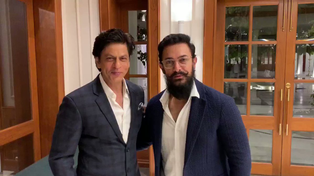 It was a wonderful interaction, says @aamir_khan. A great way to involve everyone, says @iamsrk. Two top film personalities talk about the meeting with PM @narendramodi. Watch this one...