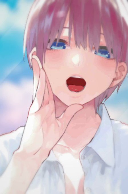 はるまきまきさんがTwitterに投稿した中野一花(五等分の花嫁)のイラスト。