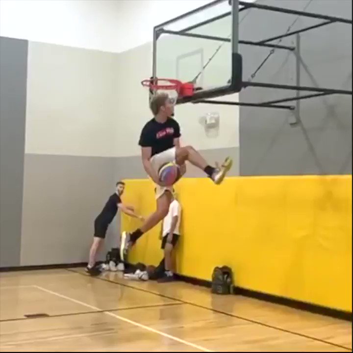 The best dunk EVER!!! Isaiah Rivera is WILD