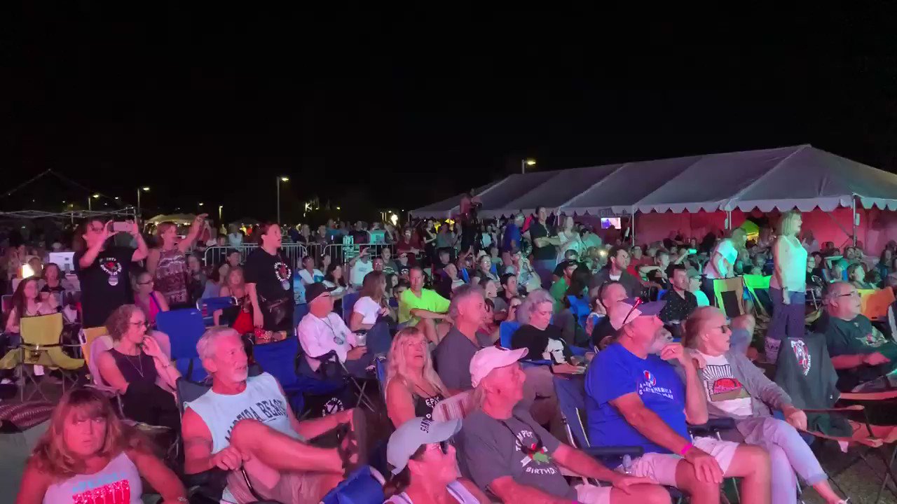 Gainesville residents unite for the World s largest Happy Birthday sing-along to Tom Petty. 