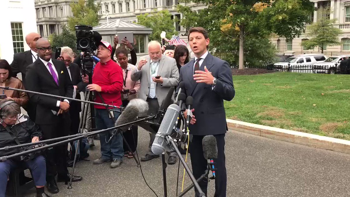 Brian J. Karem (@BrianKarem) on Twitter photo 2019-10-22 15:21:15 Hogan Trying to defend the use of the word “lynching” Hogan Trying to defend the use of the word “lynching”