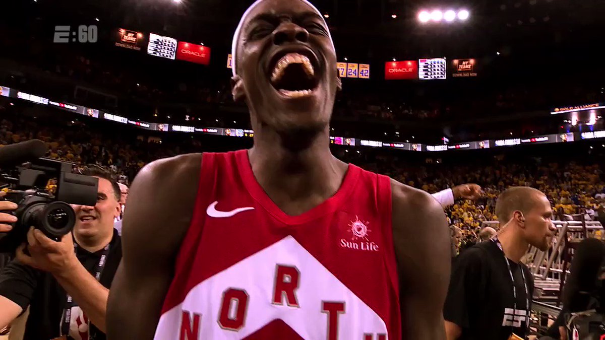 The @Raptors get their rings tonight. For @pskills43, celebrating the🏆meant going back home to Cameroon and visiting a special place.
#NBAOpeningNight