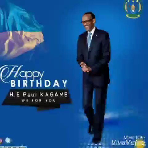 Happy birthday our president we love you kagame 