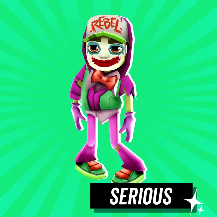 Subway Surfers on X: "#GIVEAWAY Win Zombie Jake and 30 keys to unlock his  Serious outfit! All you have to do is retweet and like this post, and  comment 🧟 The lucky #