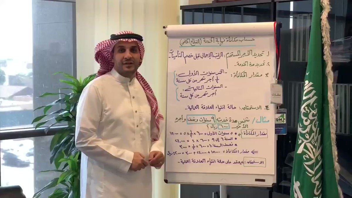 ما هي مكافأه نهاية الخدمة وكيفية حسابها في نظام العمل السعودي Youtube