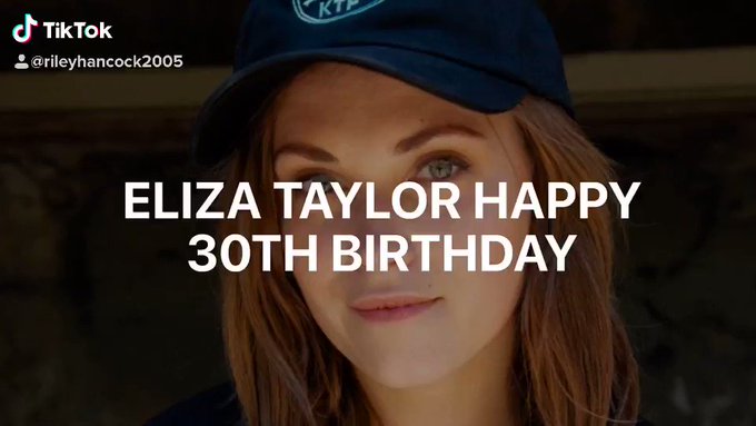 Eliza Taylor’s Birthday Celebration | HappyBday.to