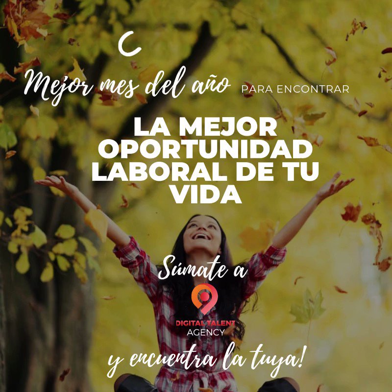 ¿Sabías que estamos en la mejor época del año 🍂 para encontrar trabajo en LinkedIn? Según la plataforma, octubre viene cargado de ofertas de empleo, muchas + que otros meses. ¡Aprovecha los días que quedan para conseguir el trabajo ideal! Consulta las ofertas DTA #sumateadta https://t.co/yiCt0qdPZZ