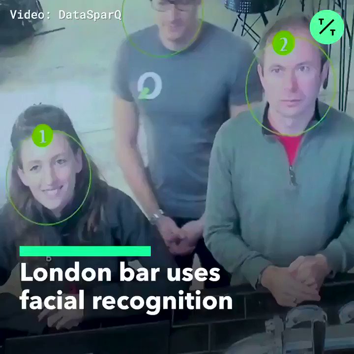 This London bar is using facial recognition to create customer queues on a first-come-first-serve basis! ๐ธ๐บ
#technology #Engineering #innovation #privacy #facialrecognition #AI #ML #AR #IoT #China #BigData #MachineLearning https://t.co/mSOmOoAouU
