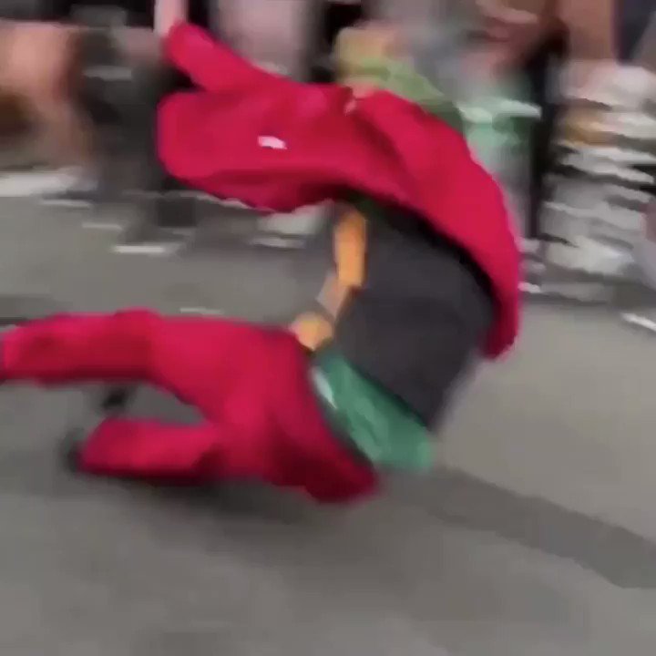 No one:Anime character training/fighting during the opening;