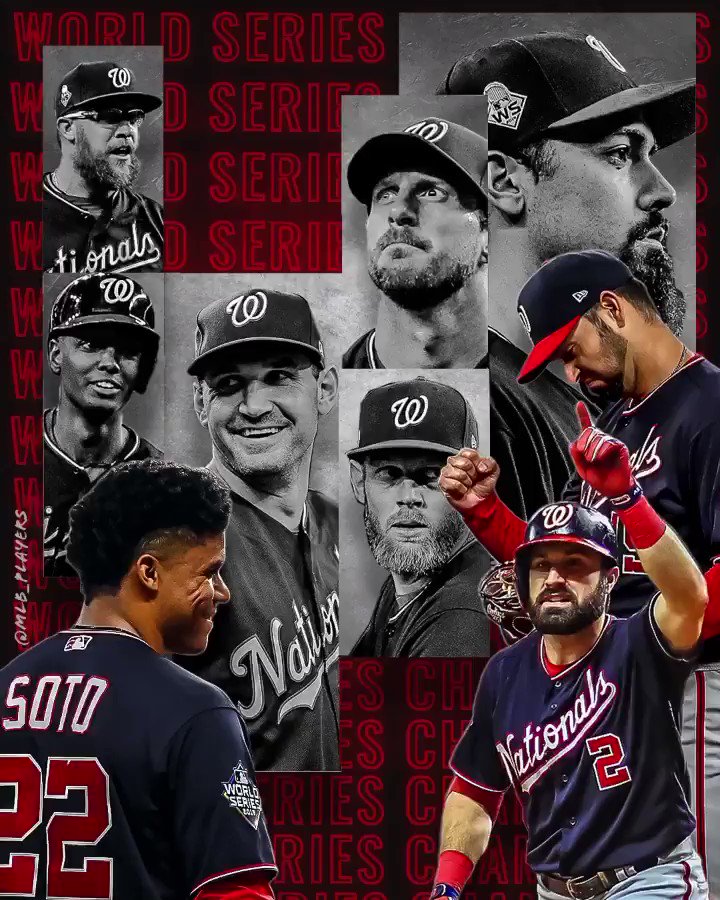 MLBPA (@MLB_PLAYERS) on Twitter photo 2019-10-31 03:53:13 Behind what was an incredible postseason run, the #Washington @Nationals are the 2019 #WorldSeries Champions! Congratulations to all the #MLBPlayers on an outstanding season! Behind what was an incredible postseason run, the #Washington @Nationals are the 2019 #WorldSeries Champions! Congratulations to all the #MLBPlayers on an outstanding season!
