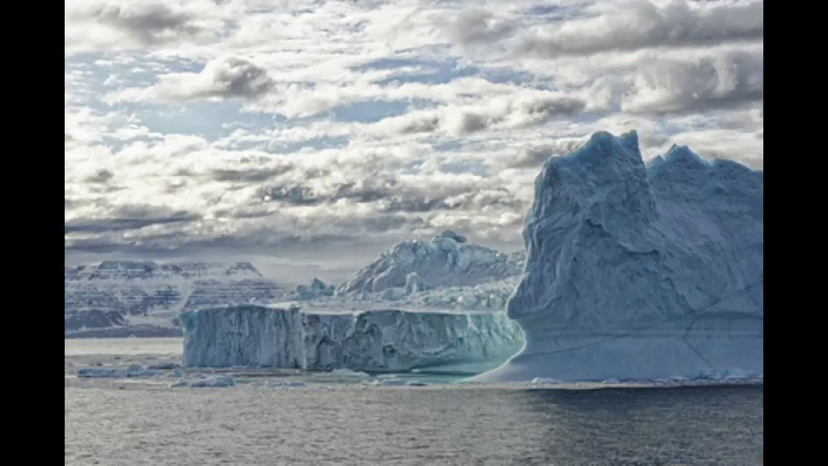 Северное море со спутника