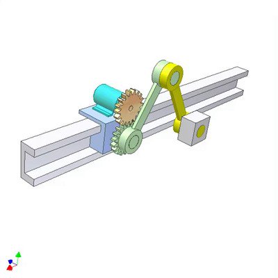 Slider Crank Mechanism of Equal Crank and Conrod Length