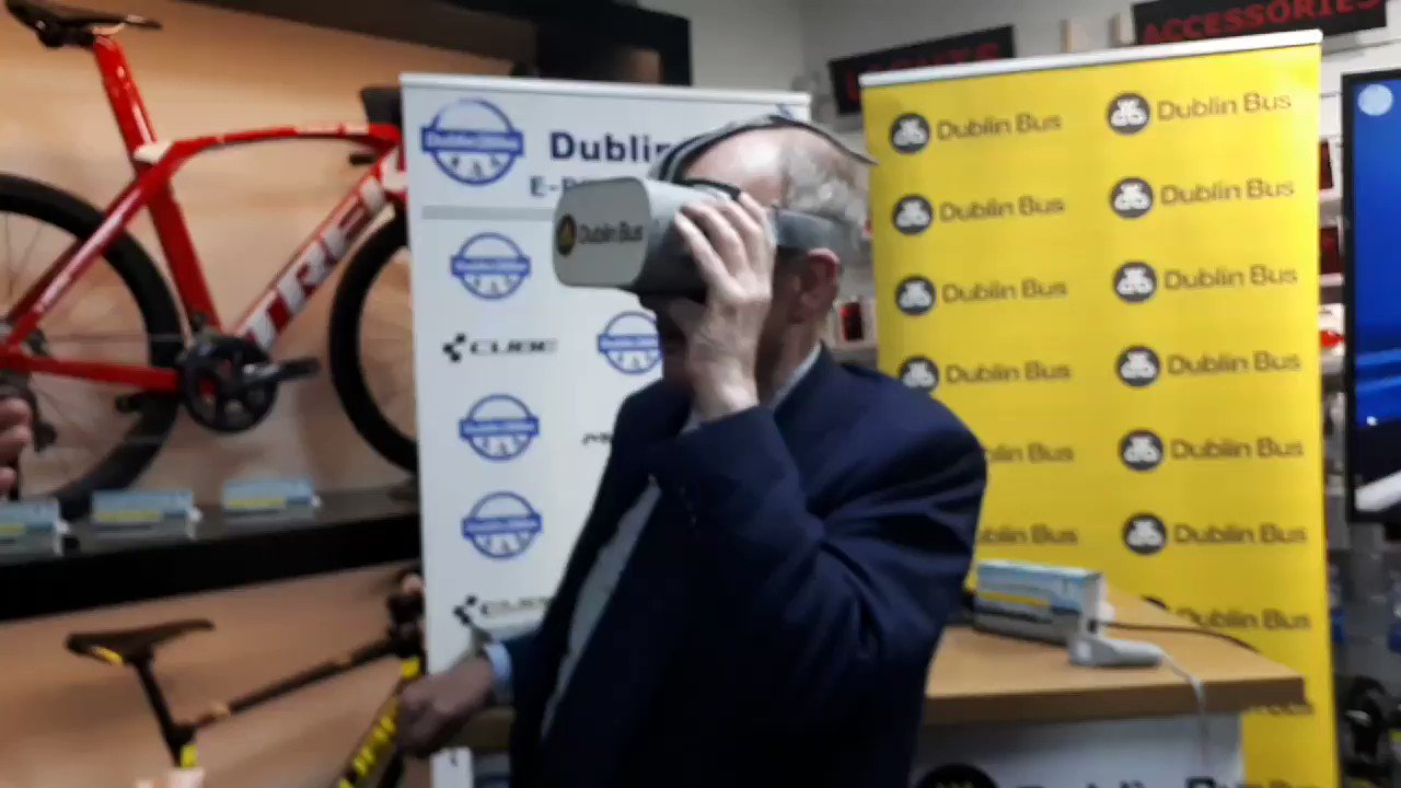 Ronan Duffy Dublin Bus Is Launching New Virtual Reality Training For Bus Drivers To Allow Them View The City S Streets From The Perspective Of Cyclists Am Told Shane Rosstd Will Be