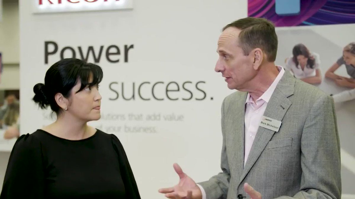 Award winning InkJet technology featured at the @printingunited event. #LookAtRicoh